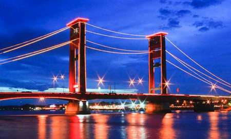 jembatan ampera - tempat wisata di palembang