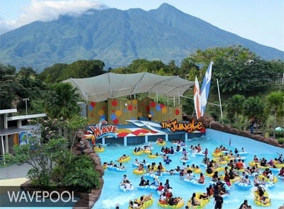 the jungle bogor - wave pool jungle waterpark