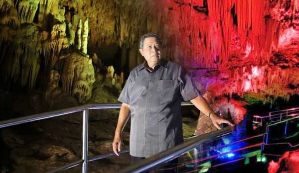 kunjungan pak SBY ke gua gong