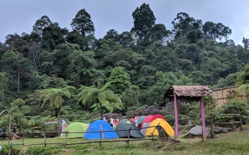 Area Camping Di Curug Pangeran