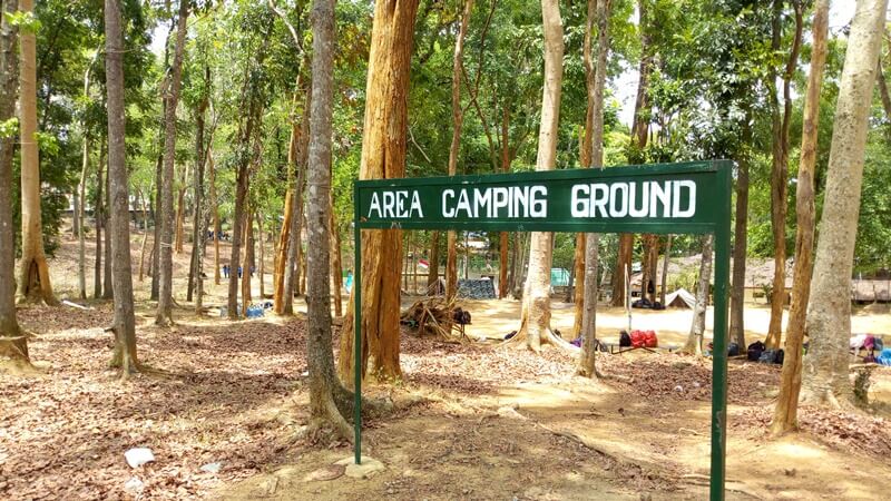 area camping ground