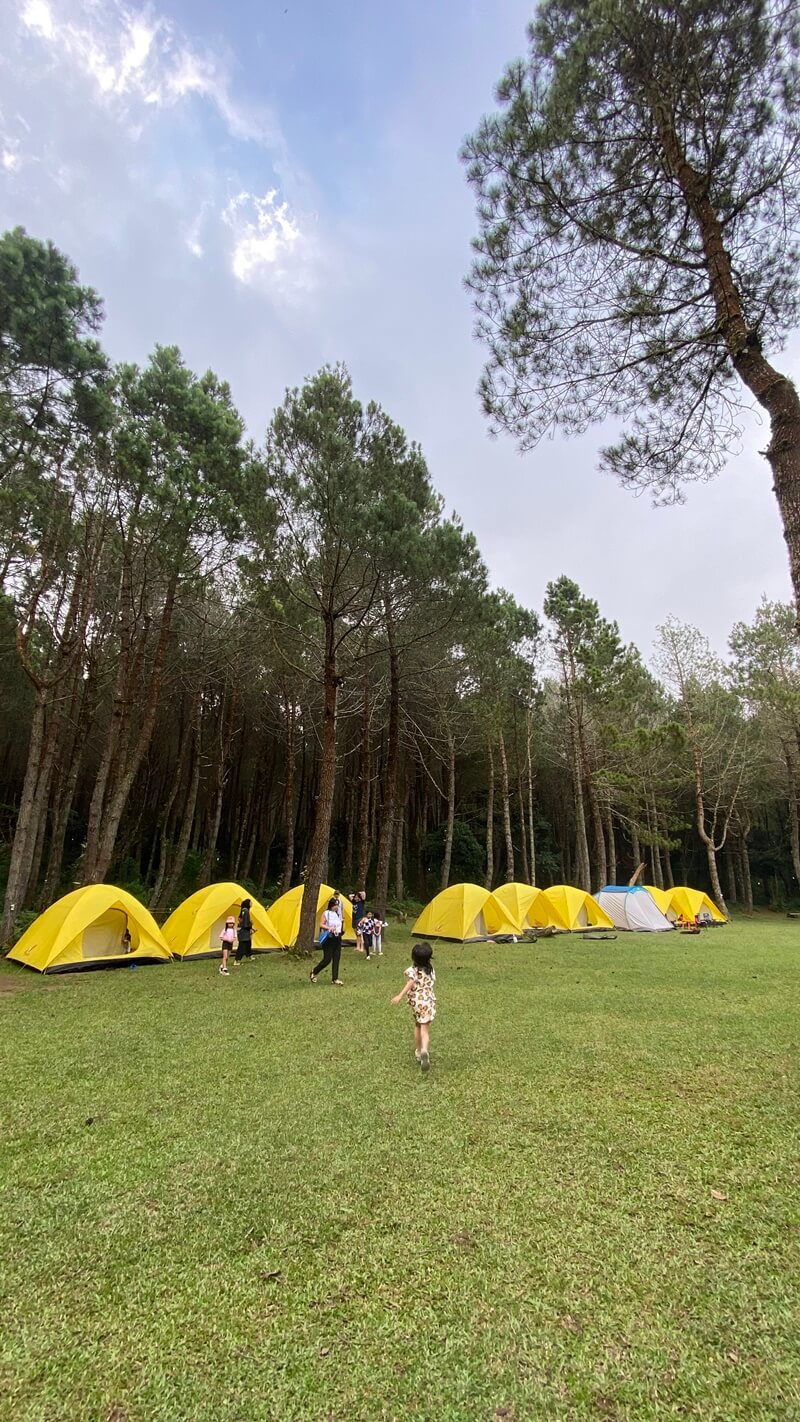 camping ground yang luas dan nyaman