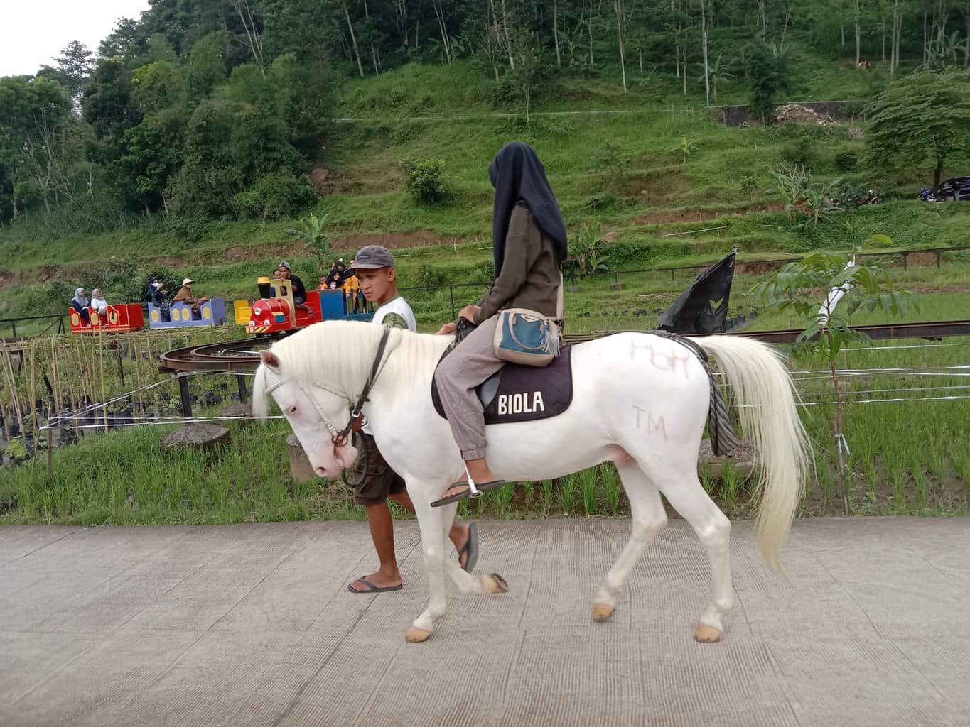 naik kuda di wisata sumber gempong