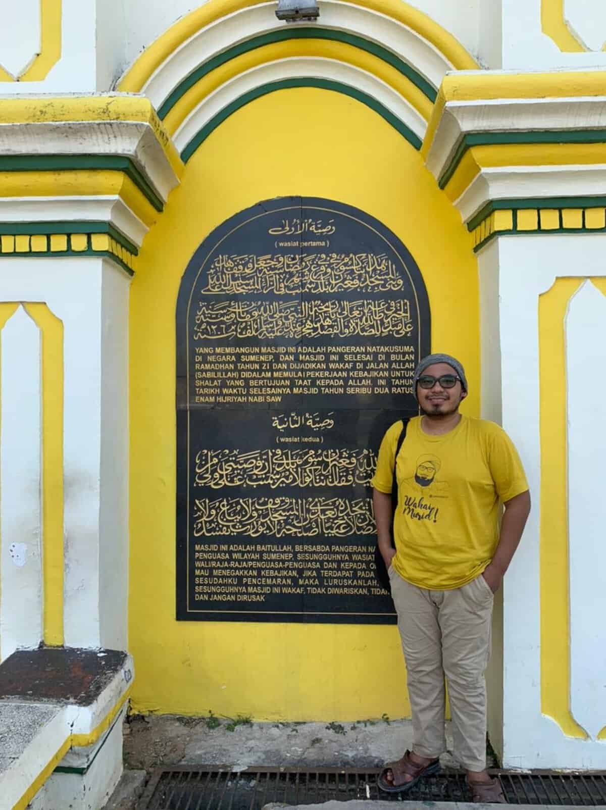 berswafoto di masjid agung sumenep