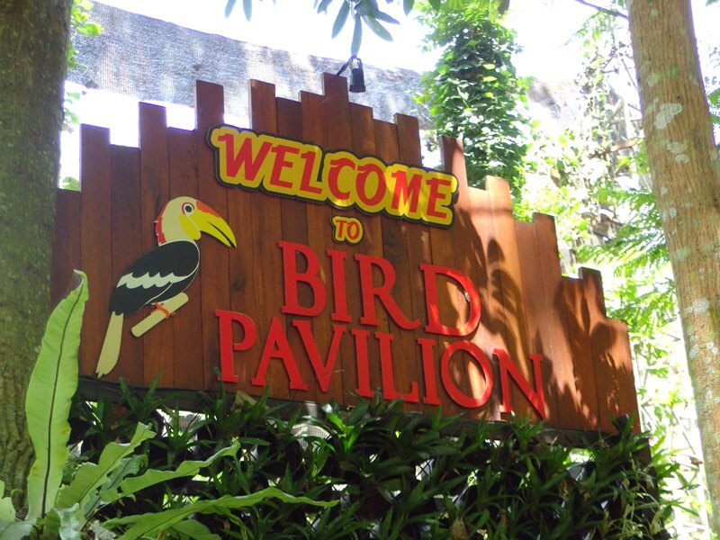 bird and bromelia pavilion